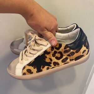 GGDB cheetah sneakers